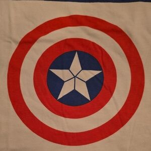 Marvel Captain America Red White and Blue Star Circle Tshirt From Disneyland 3XL